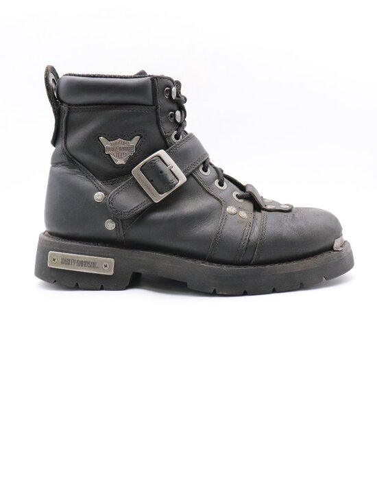 Harley Davidson Brake Buckle Men\'s Size 8.5 Black Leather Motorcycle Boots main image 8
